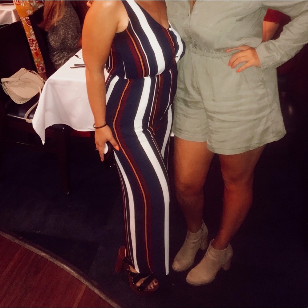 Striped Jumpsuit